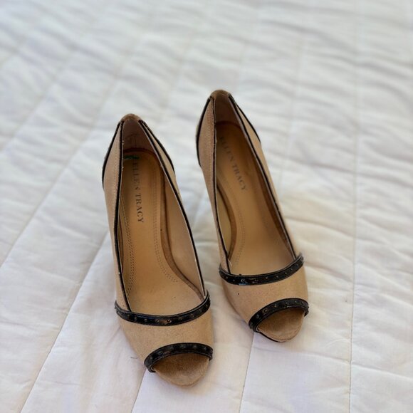 WOMEN'S SUEDE HEELs - ELLEN TRACY - Picture 1 of 1